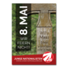 8. Mai, Wir feiern nicht! - Postkarte