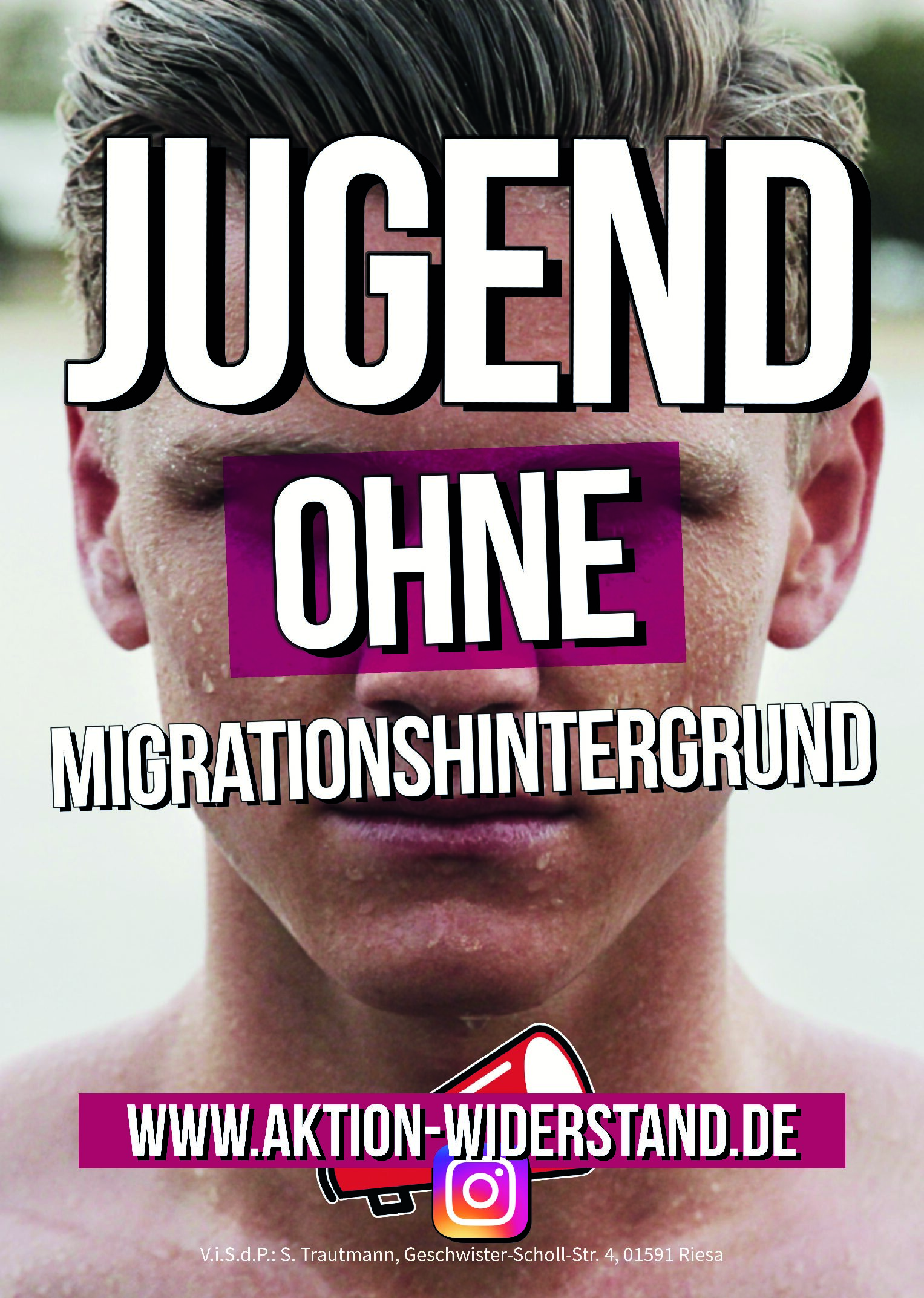 Aufkleber - "Jugend ohne Migrationshintergrund"