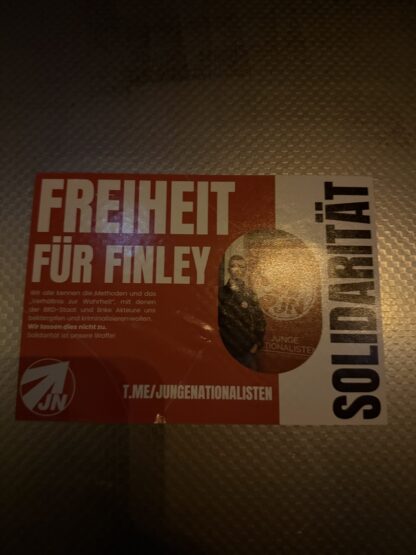 Freiheit für Finley - Aufkleber – Bild 2